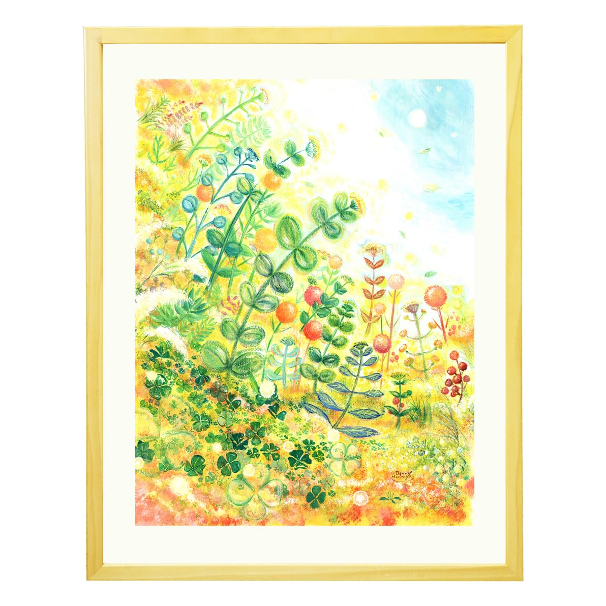 Amazon.co.jp: 絵画 インテリア 絵 成長 空の絵 「grow」 おしゃれ